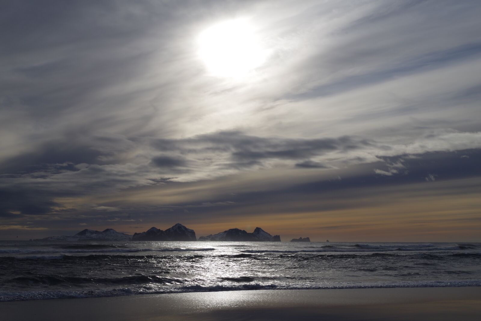 Pentax K-50 sample photo. Iceland, southern shoreline, sunset photography