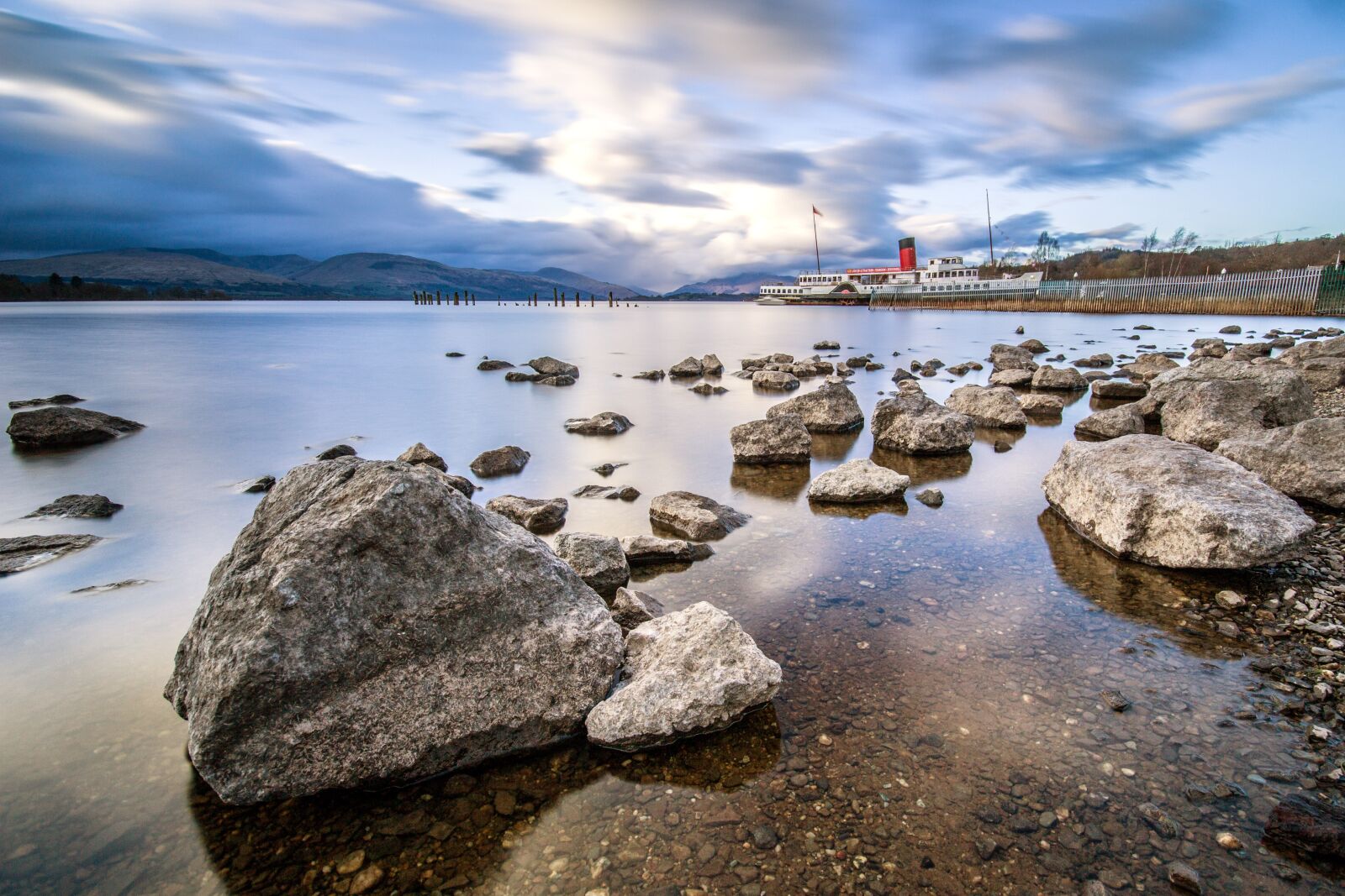 Canon EOS 60D sample photo. Loch, lomond, steamer photography