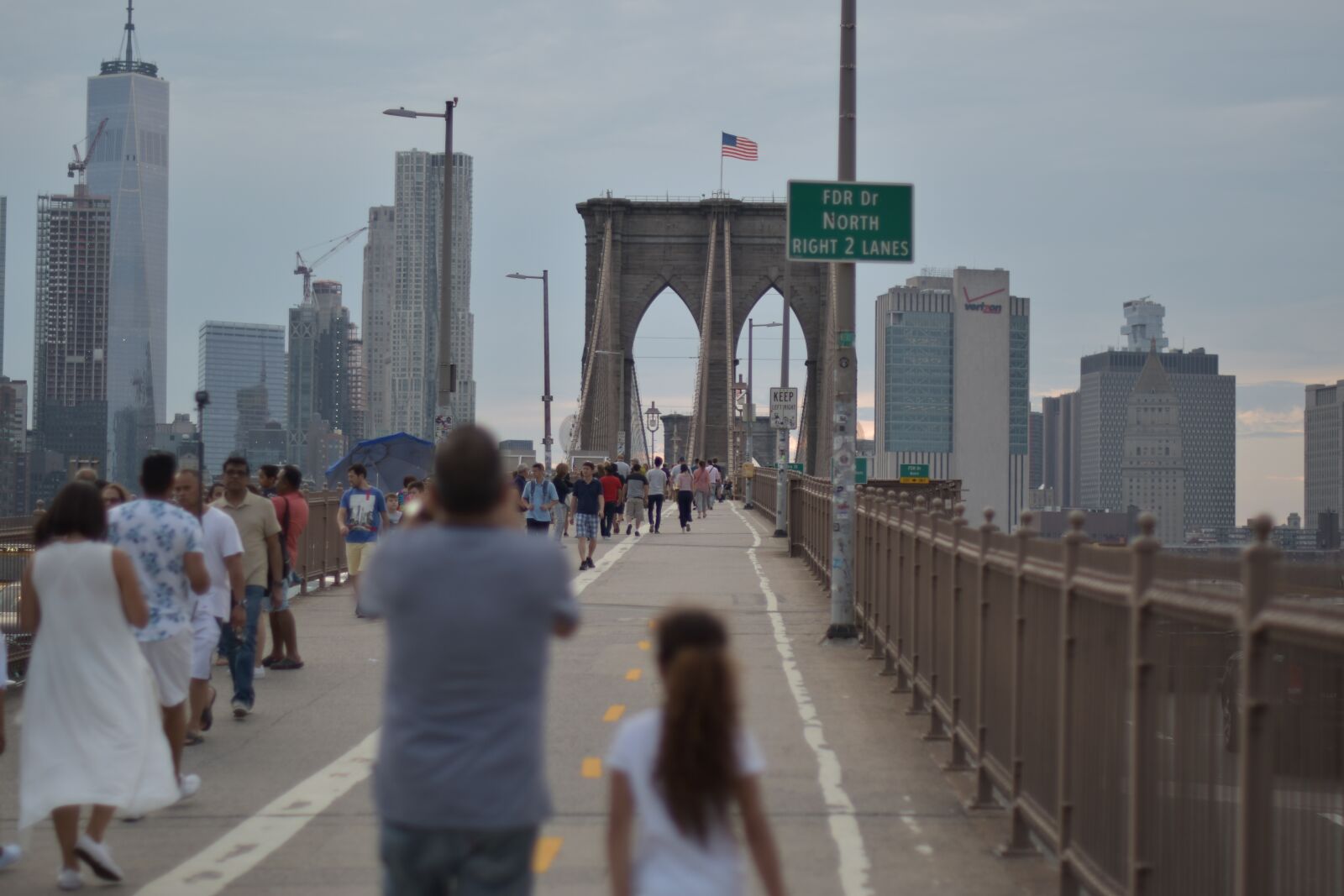 Nikon D5600 sample photo. Ny, bridge, street photography