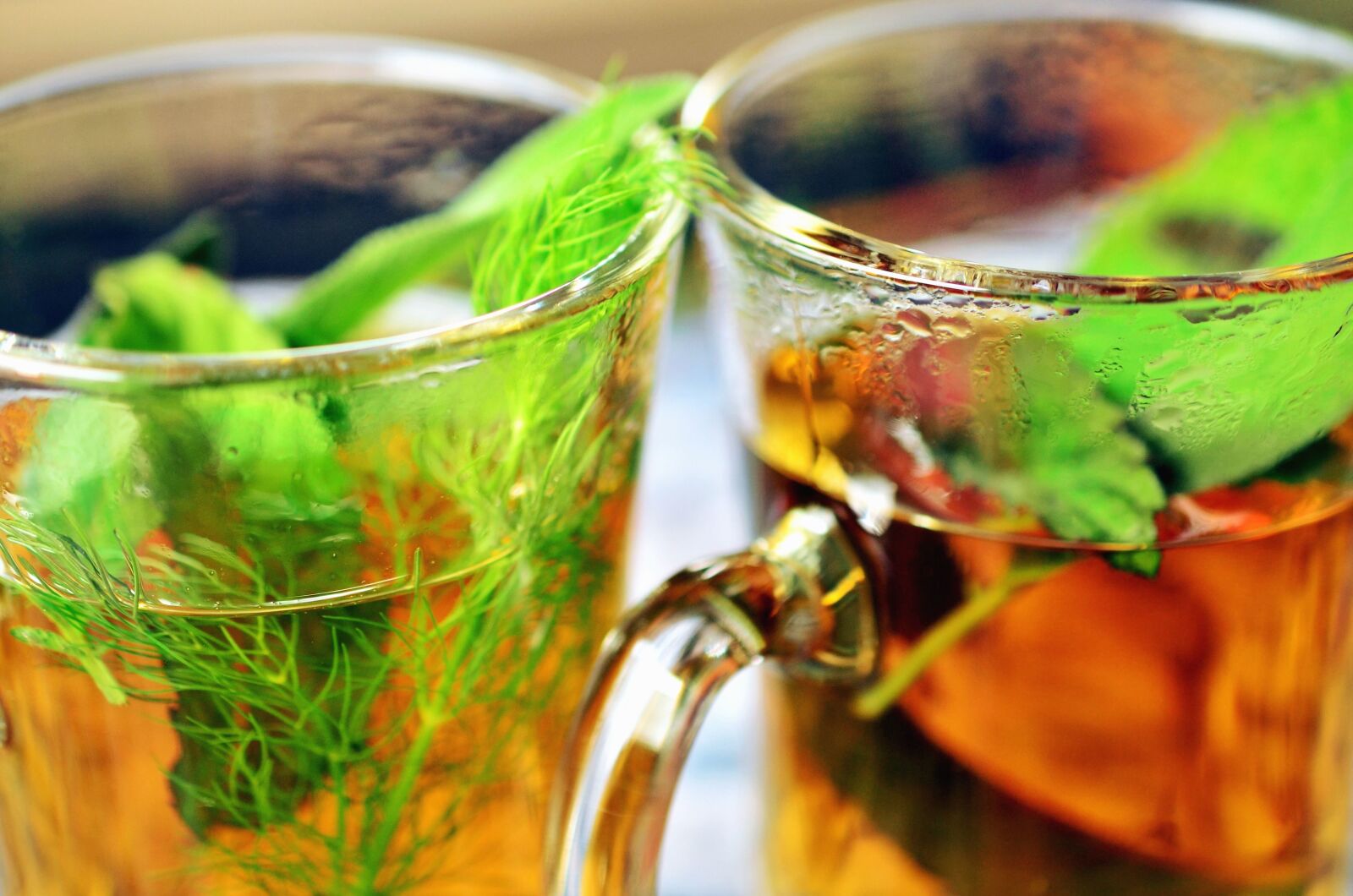 Nikon D5100 sample photo. Tea, glass, hot, mint photography