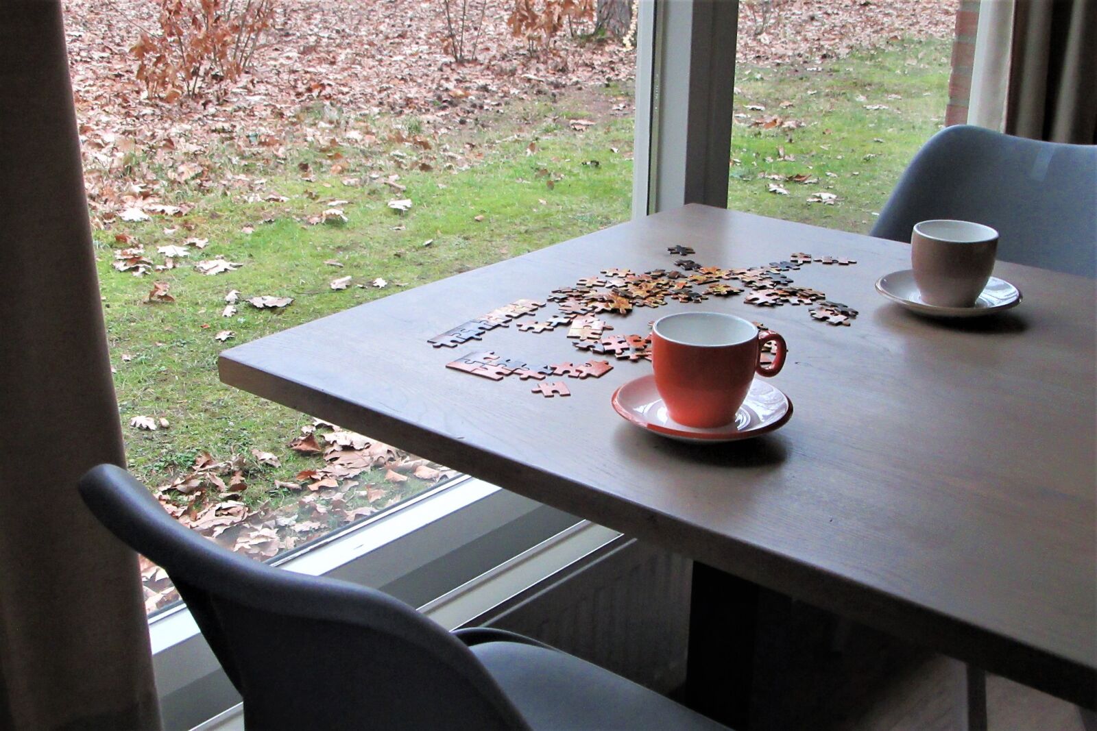 Canon PowerShot SX610 HS sample photo. Puzzling, together, coffee photography