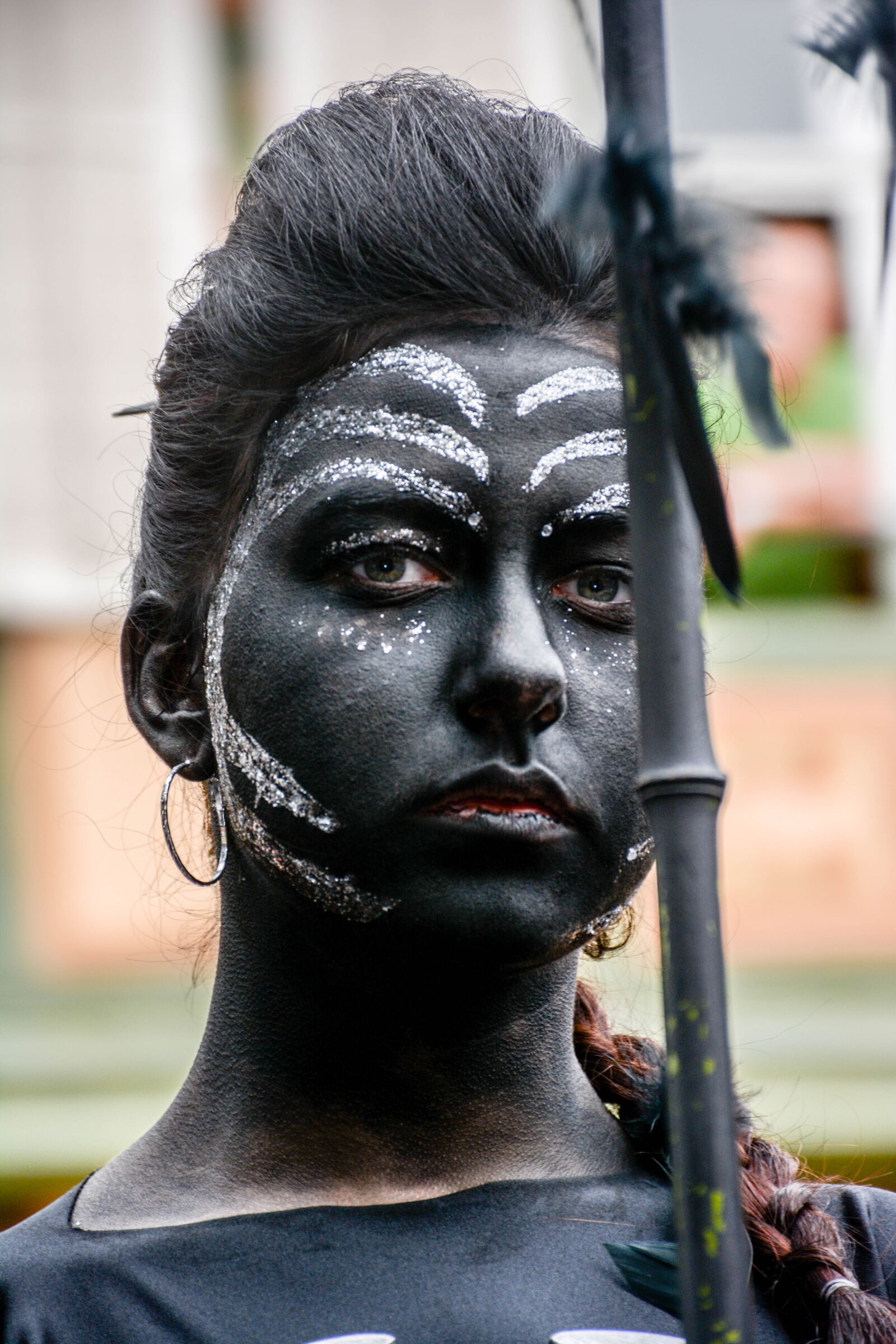 Nikon D7100 sample photo. Woman, face, warrior photography