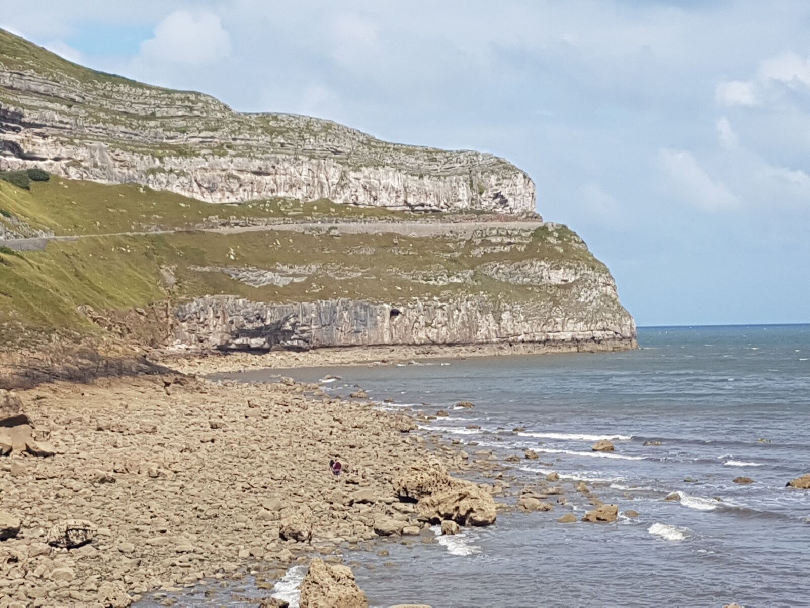 Samsung Galaxy S7 Edge sample photo. Rocks, beach, sea photography