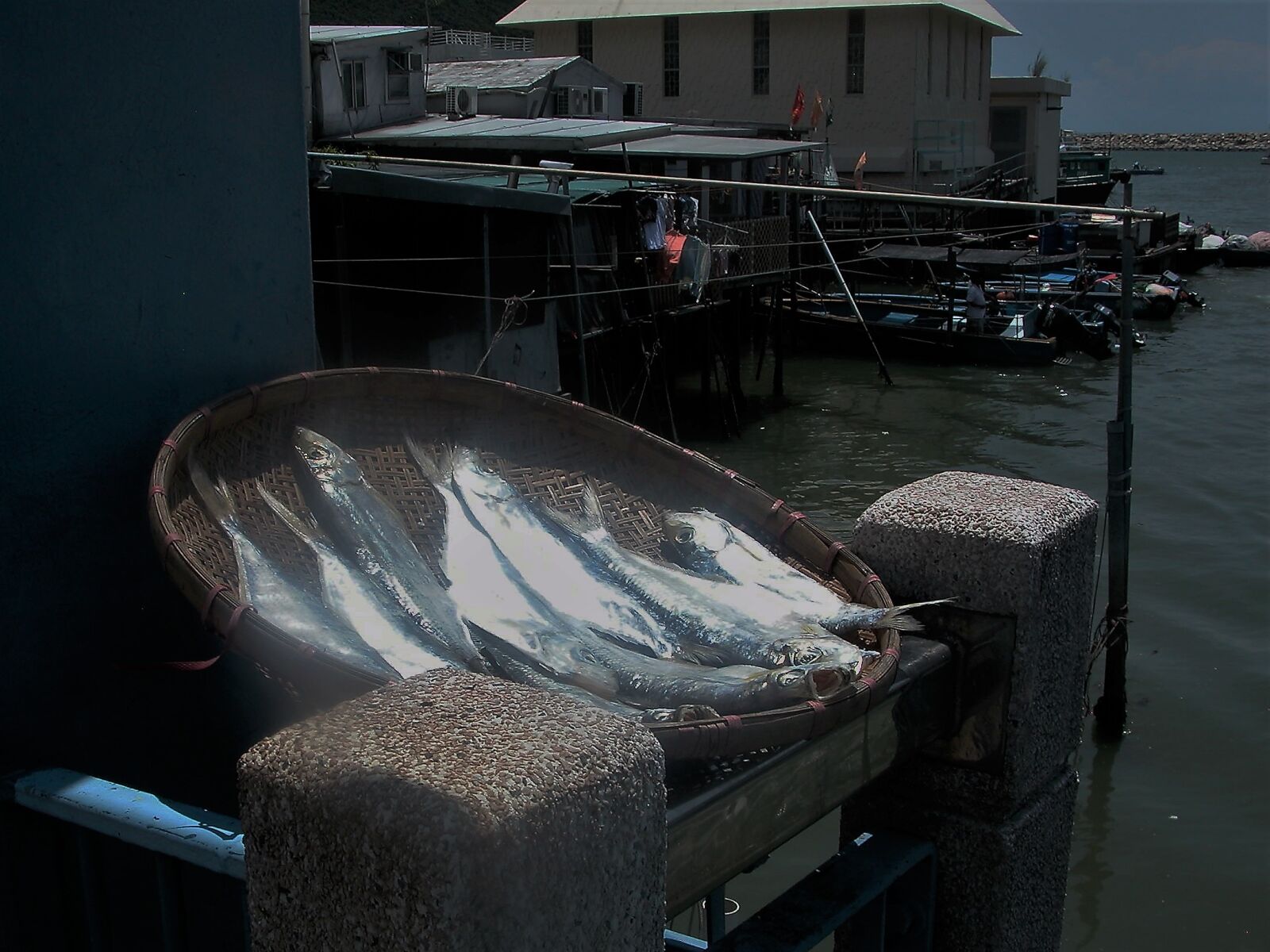 Nikon E5700 sample photo. Fishing, village, stilt, house photography