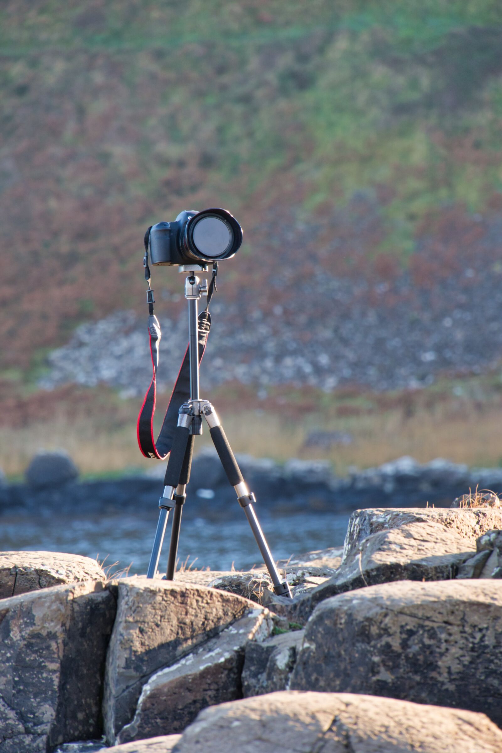 Canon PowerShot G3 X sample photo. Camera, rock, tripod photography