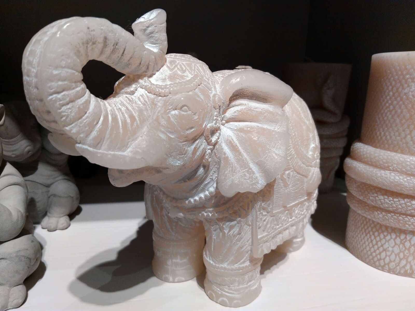 Lenovo S60-A sample photo. Decorative, elephant, ivory, sculpture photography