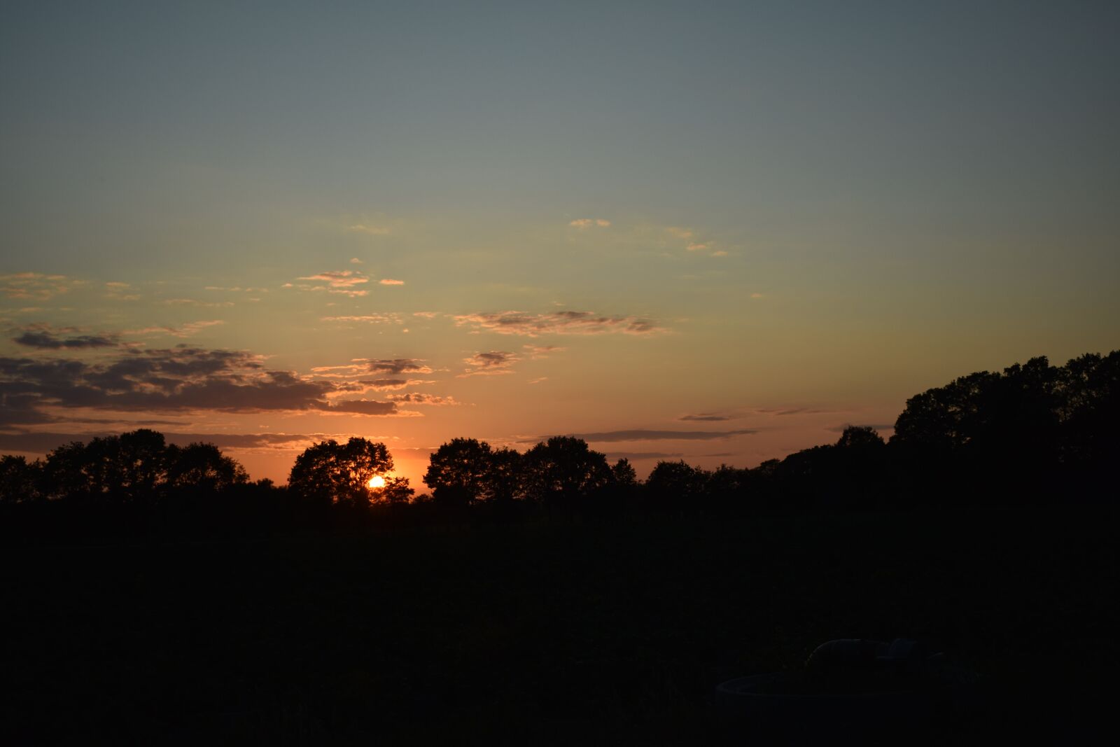 Nikon D3400 sample photo. Sunset, dark, summer photography