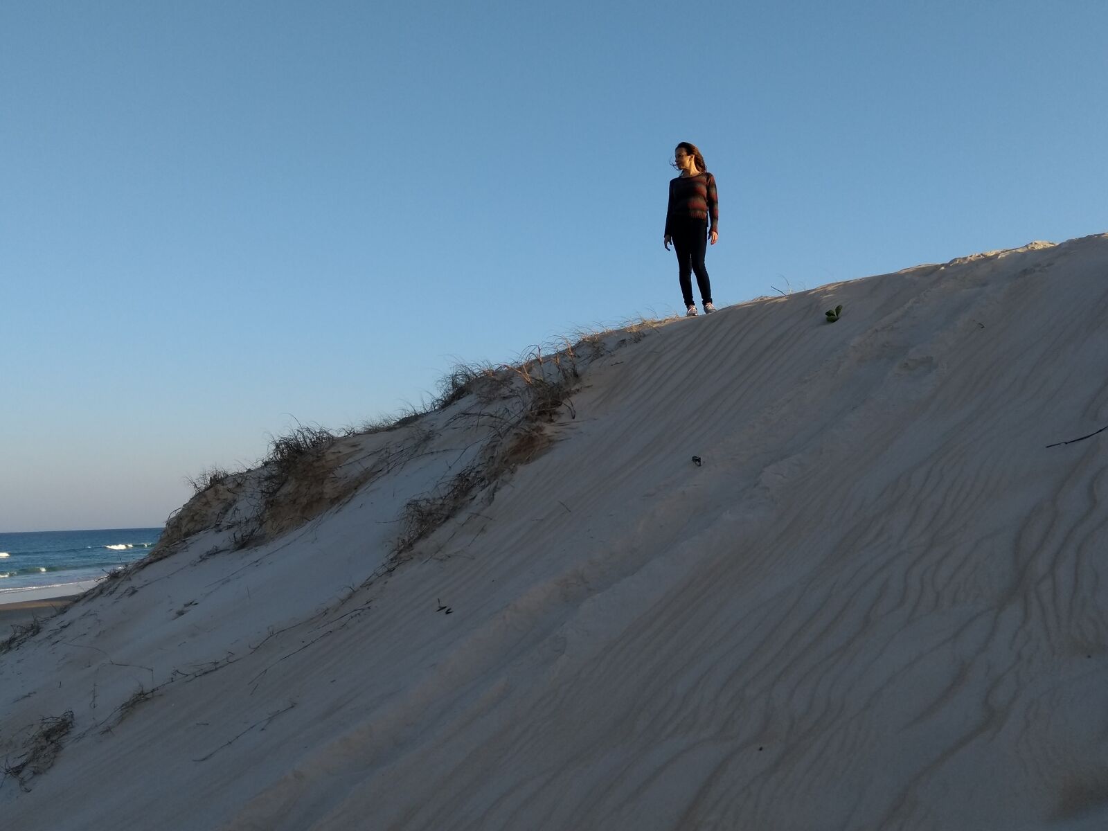 Motorola Moto G (5th Gen) sample photo. Sand, hill, blue photography