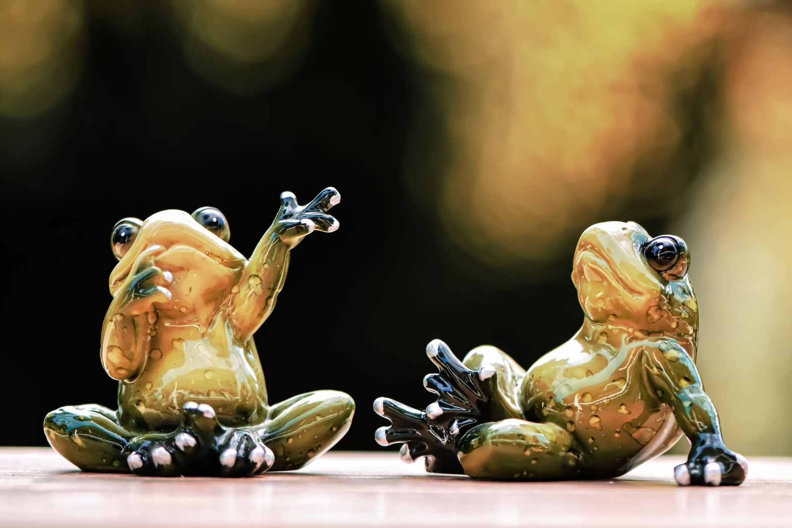 Nikon D7200 sample photo. Frogs, figures, ceramic photography