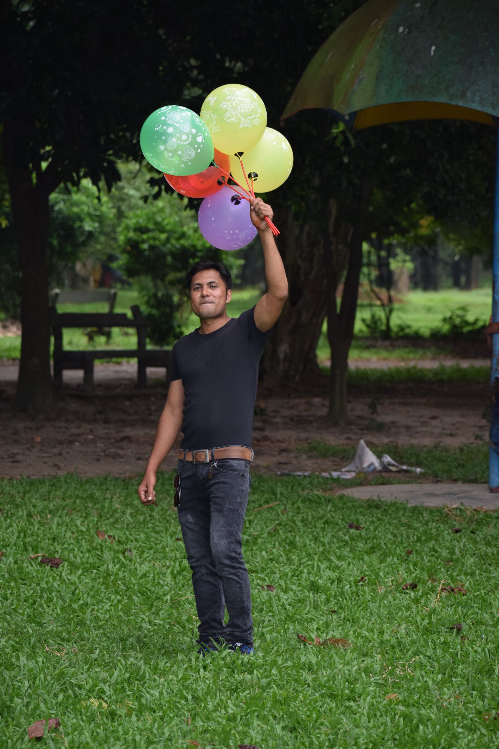 Nikon D5300 sample photo. Colorful, balloon, person photography