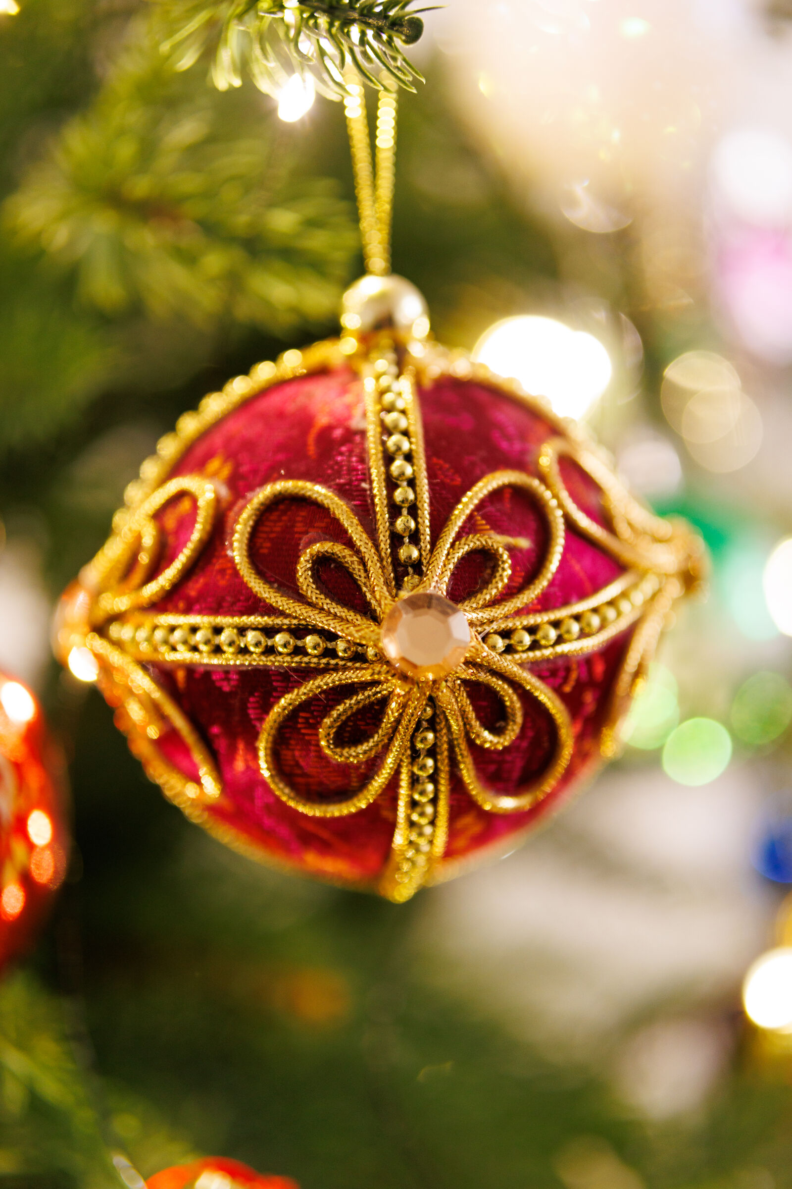 Sigma 56mm F1.4 DC DN | C sample photo. Christmas bokeh photography