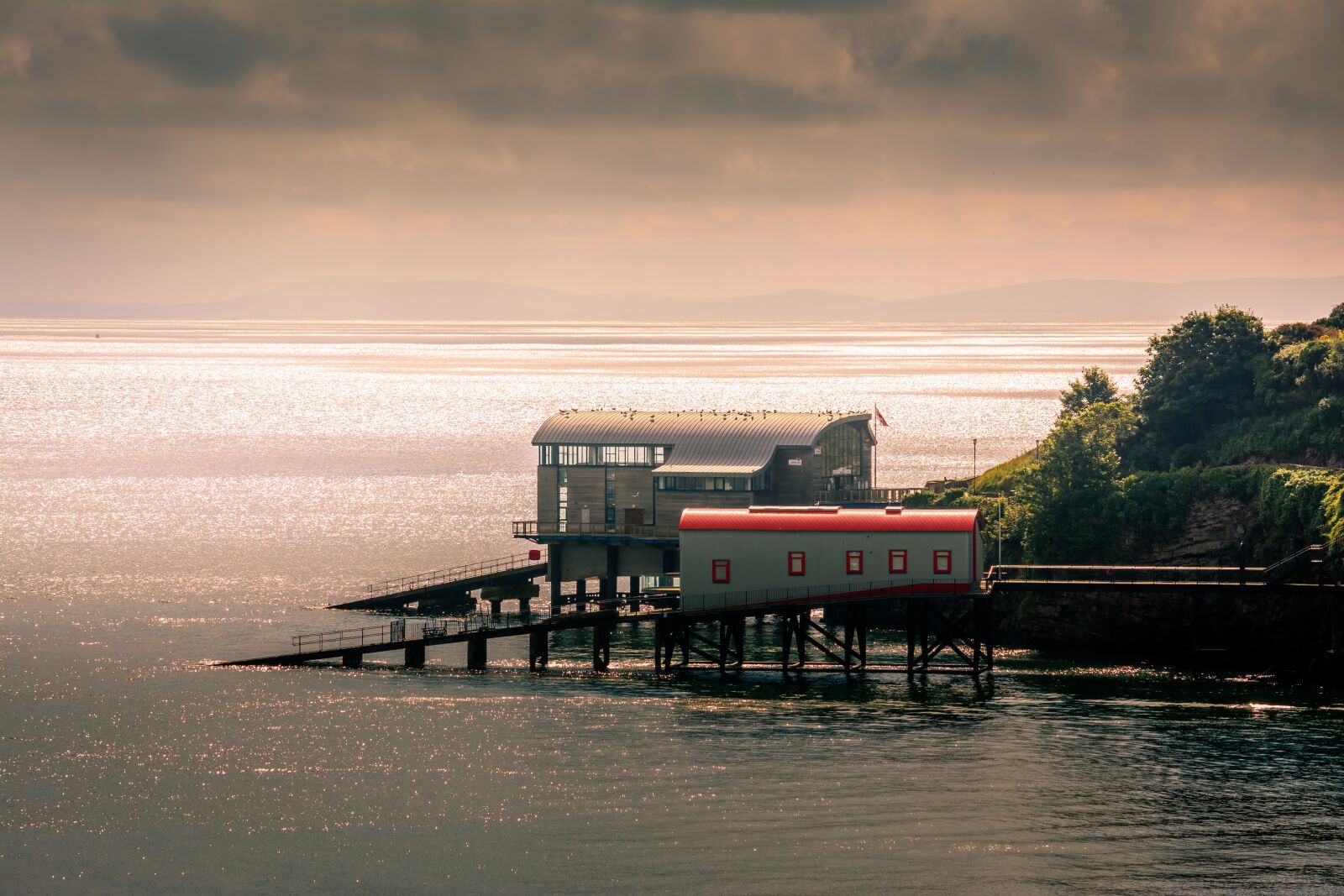 Nikon D7100 sample photo. Tenby, lifeboat station, seascape photography