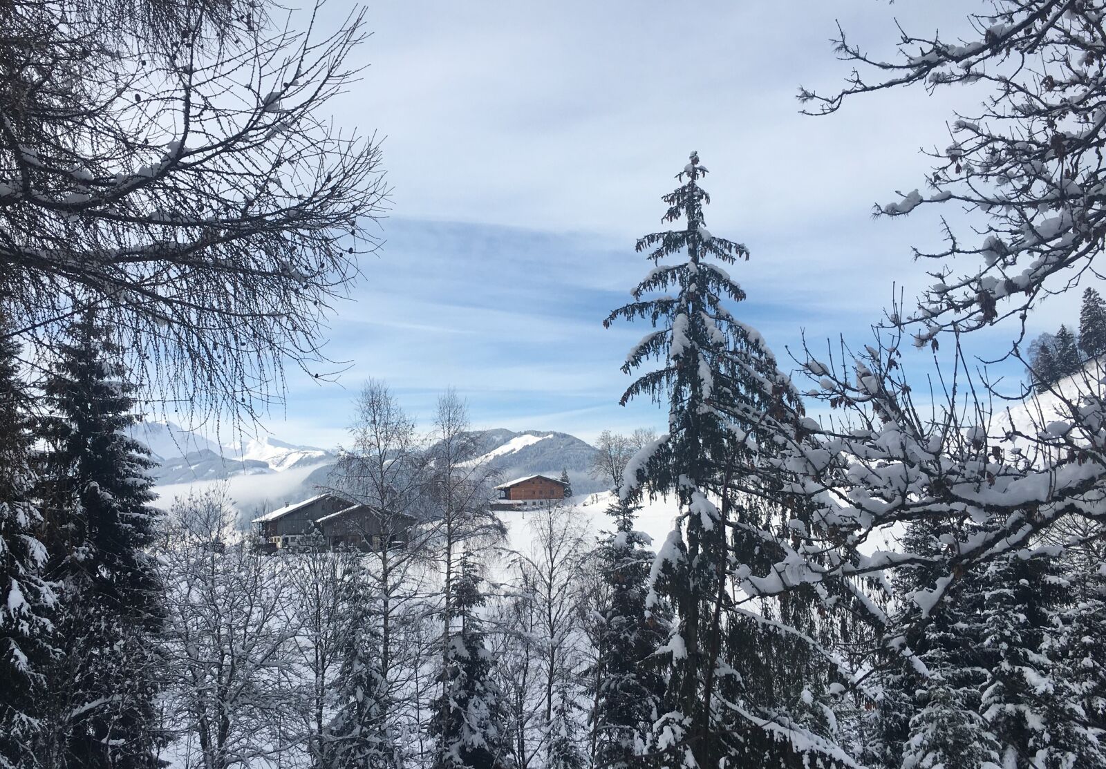 Apple iPhone 6s sample photo. Wintry, alpbach valley, alpine photography