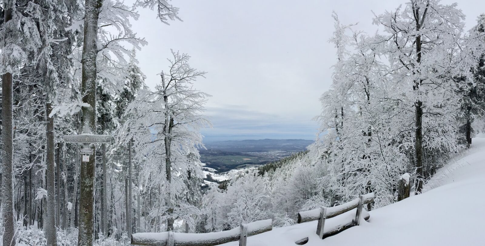 iPhone 5s back camera 4.15mm f/2.2 sample photo. Freiburg, schauinsland, snow photography