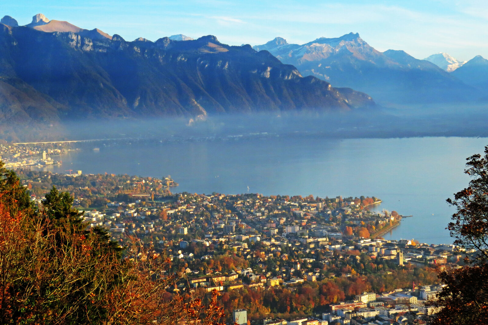 Canon PowerShot SX50 HS sample photo. Lake, landscape, mountains, urban photography