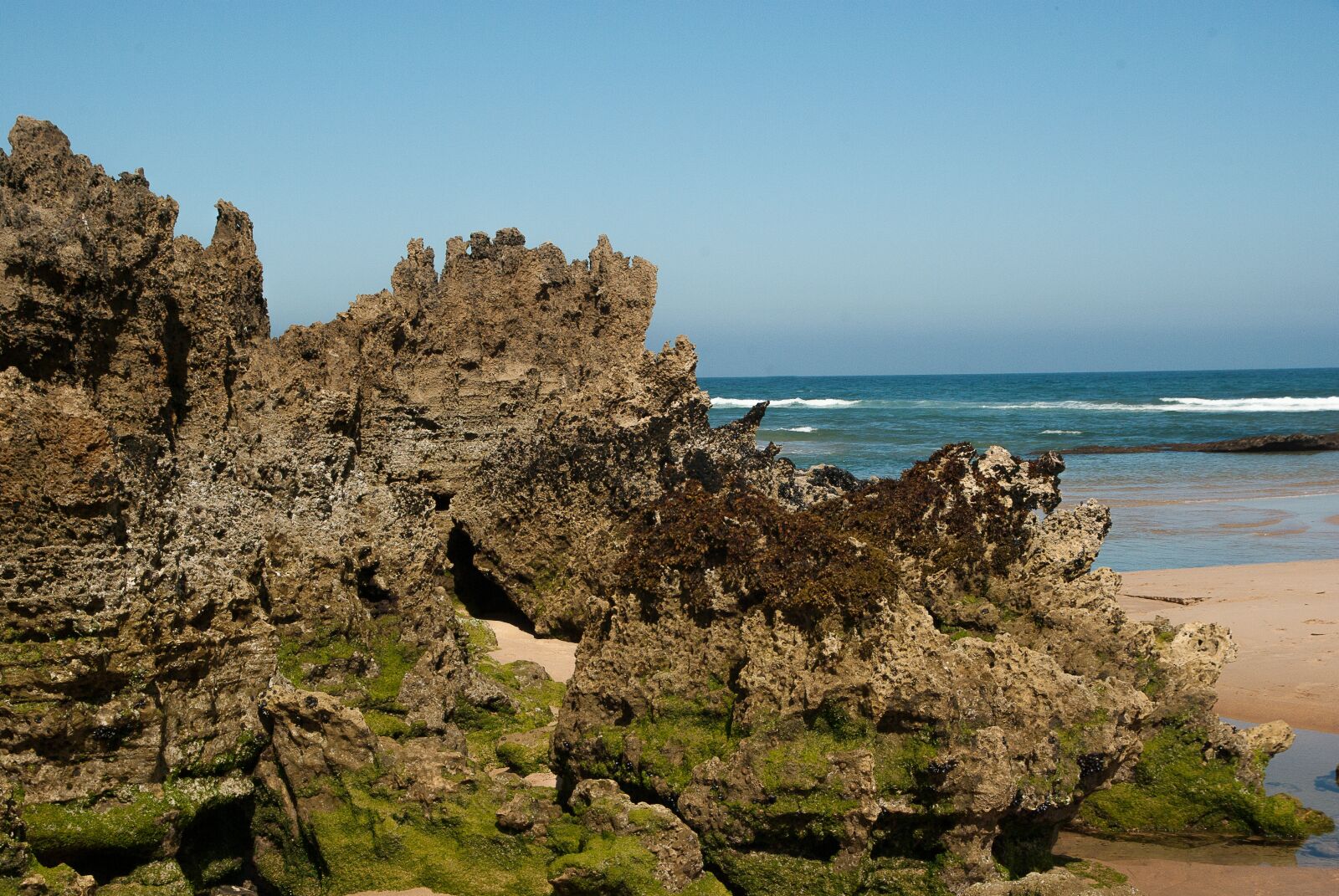 Pentax K10D sample photo. Ocean, beach, tide photography