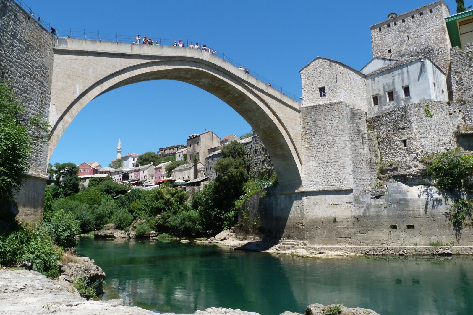 Panasonic Lumix DMC-FZ40 (Lumix DMC-FZ45) sample photo. Bridge, mostar, bosnia photography