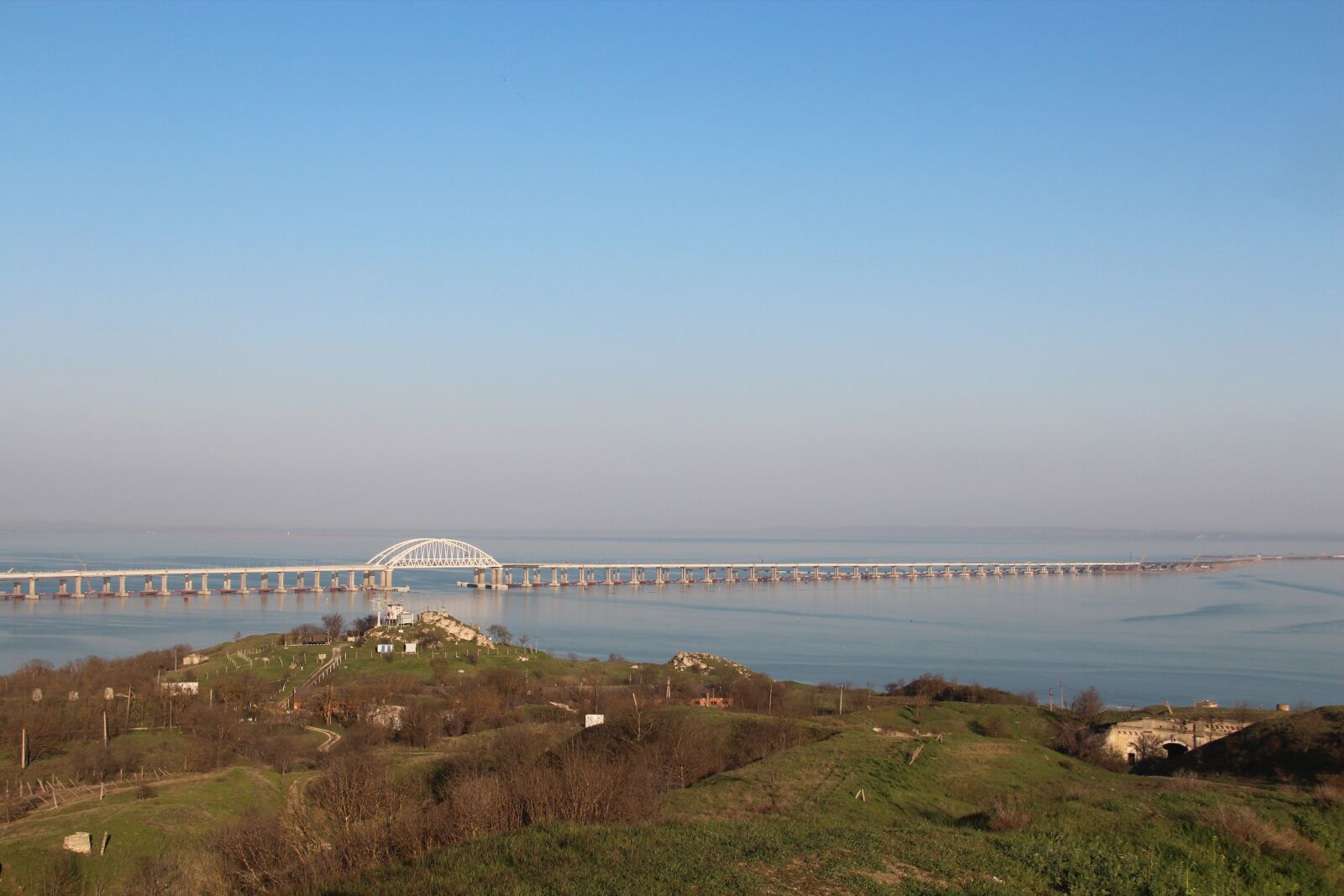 Canon EF-S 18-135mm F3.5-5.6 IS sample photo. Bridge, crimea, crimean bridge photography