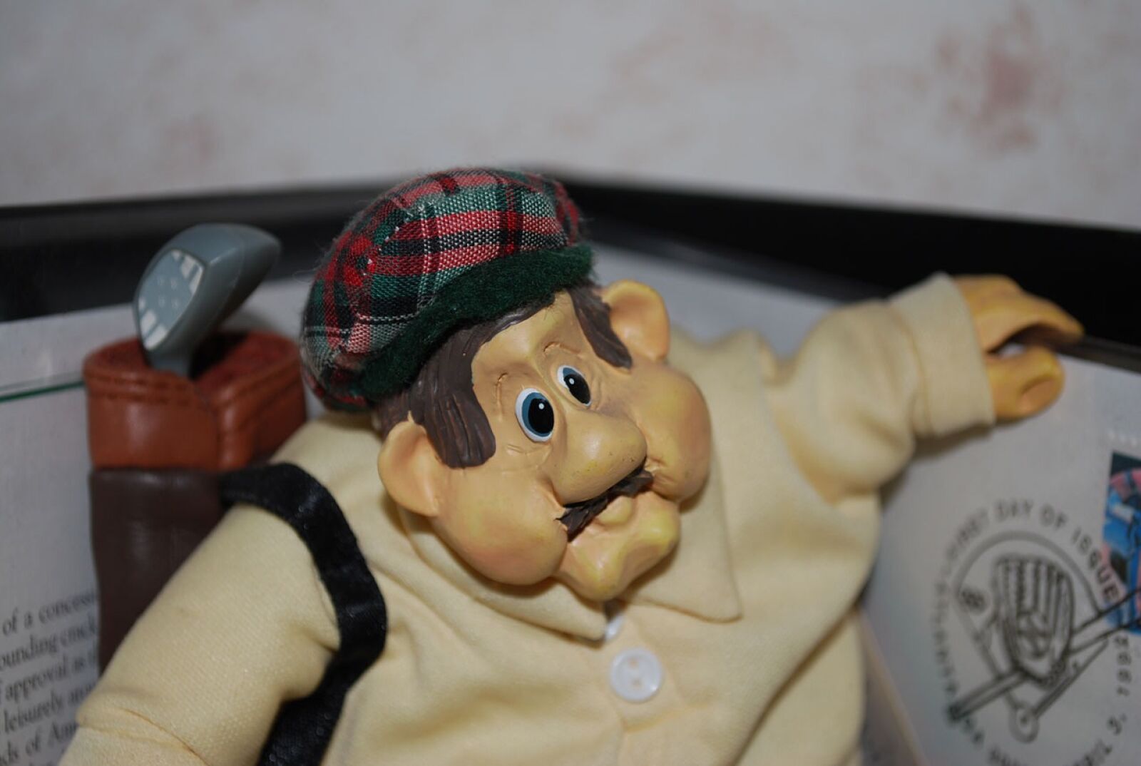Nikon D60 sample photo. Golfer, doll, figure photography
