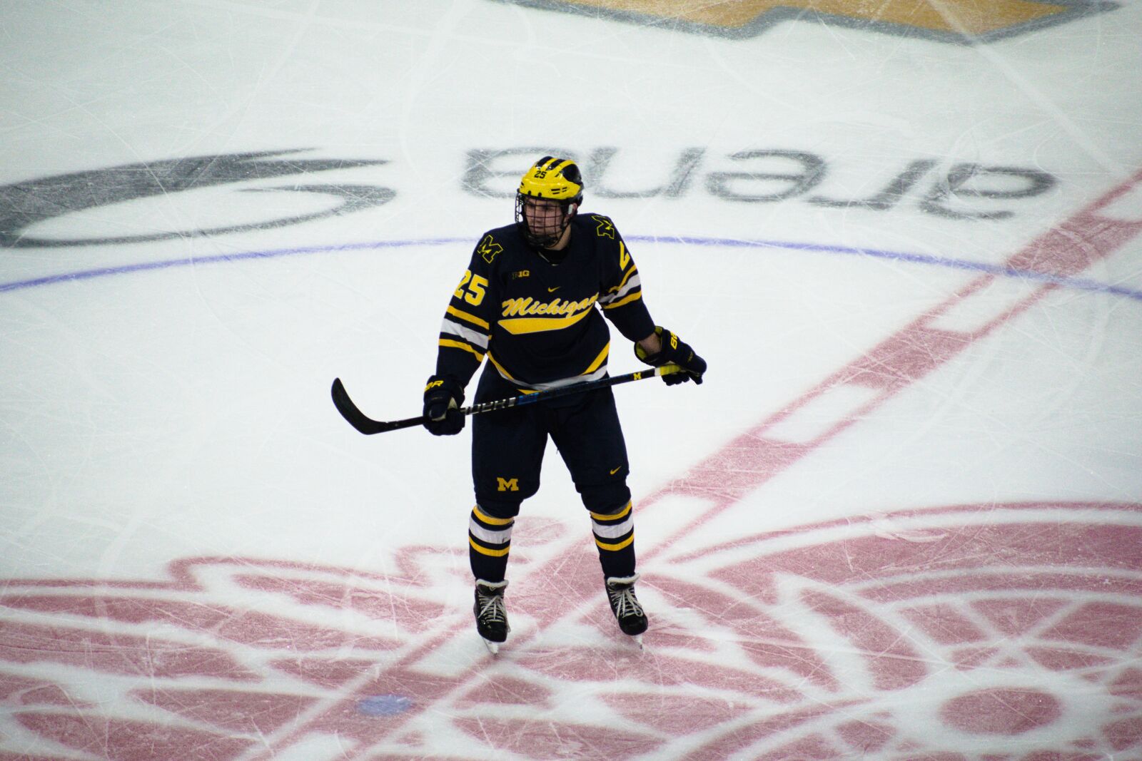 Nikon D3400 sample photo. Hockey, ice hockey, player photography