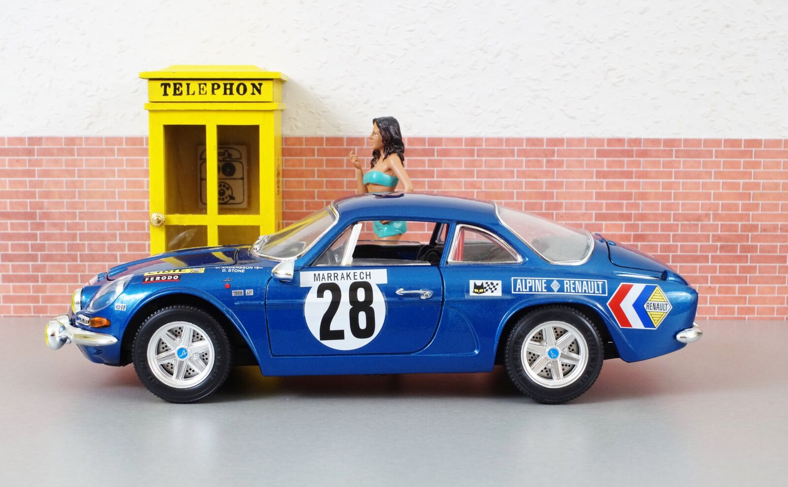 Sony SLT-A58 sample photo. Model car, renault, renault photography