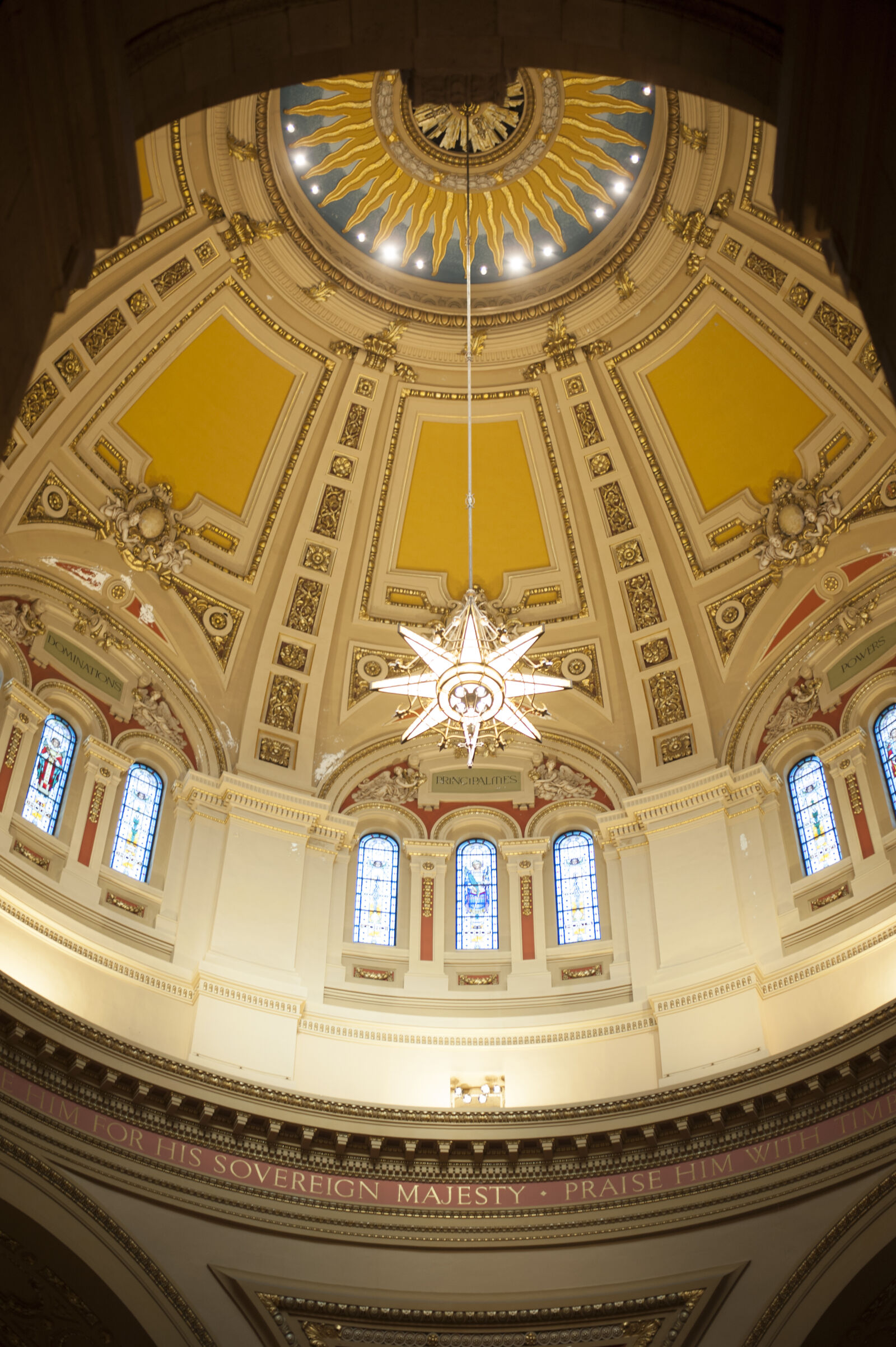 Nikon D700 sample photo. Cathedral, ceiling, ceiling, lights photography