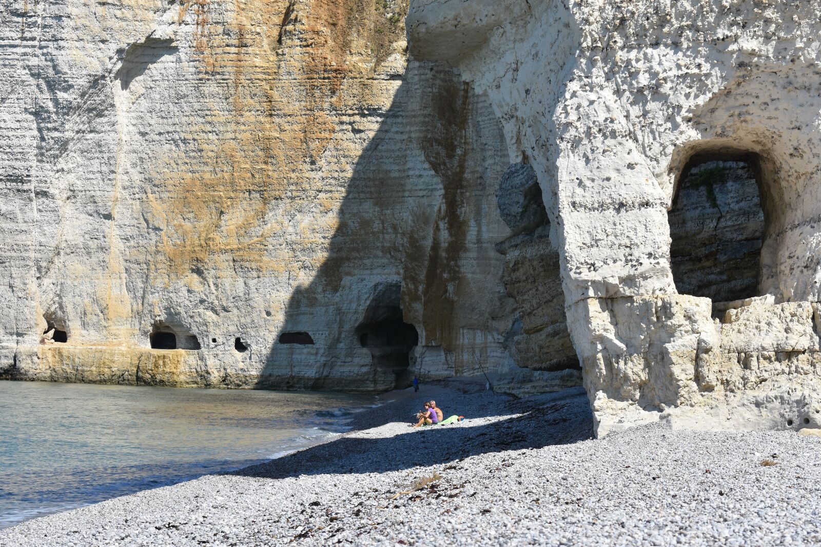 Nikon D7200 sample photo. Cliff, sea, people photography