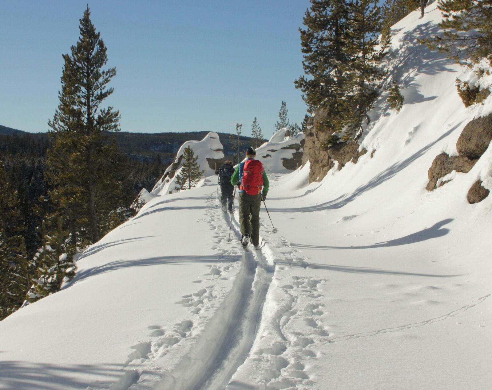 Canon EOS 550D (EOS Rebel T2i / EOS Kiss X4) sample photo. Cross country skiers, snow photography