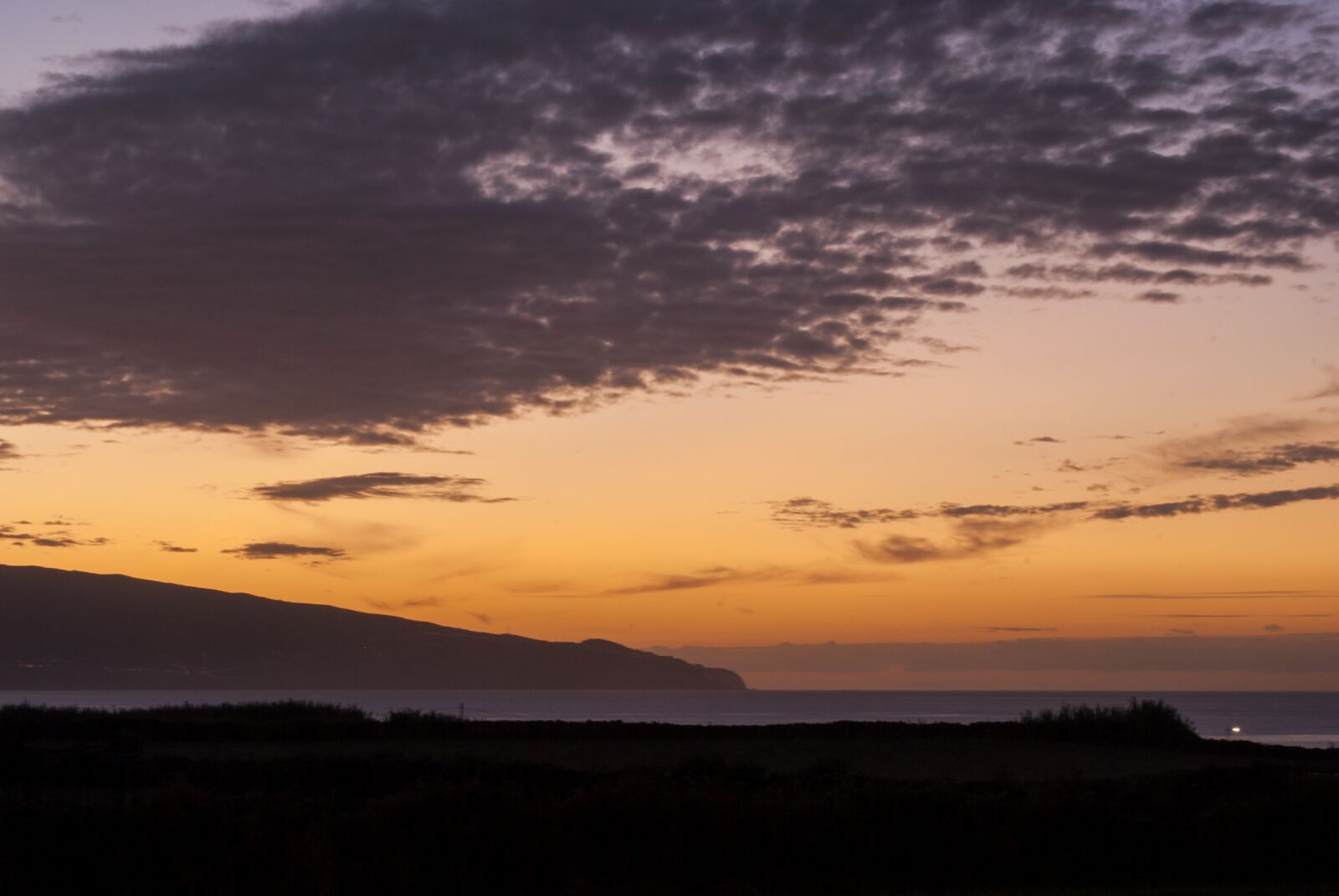 Nikon D3000 sample photo. Sunset, mar, azores photography
