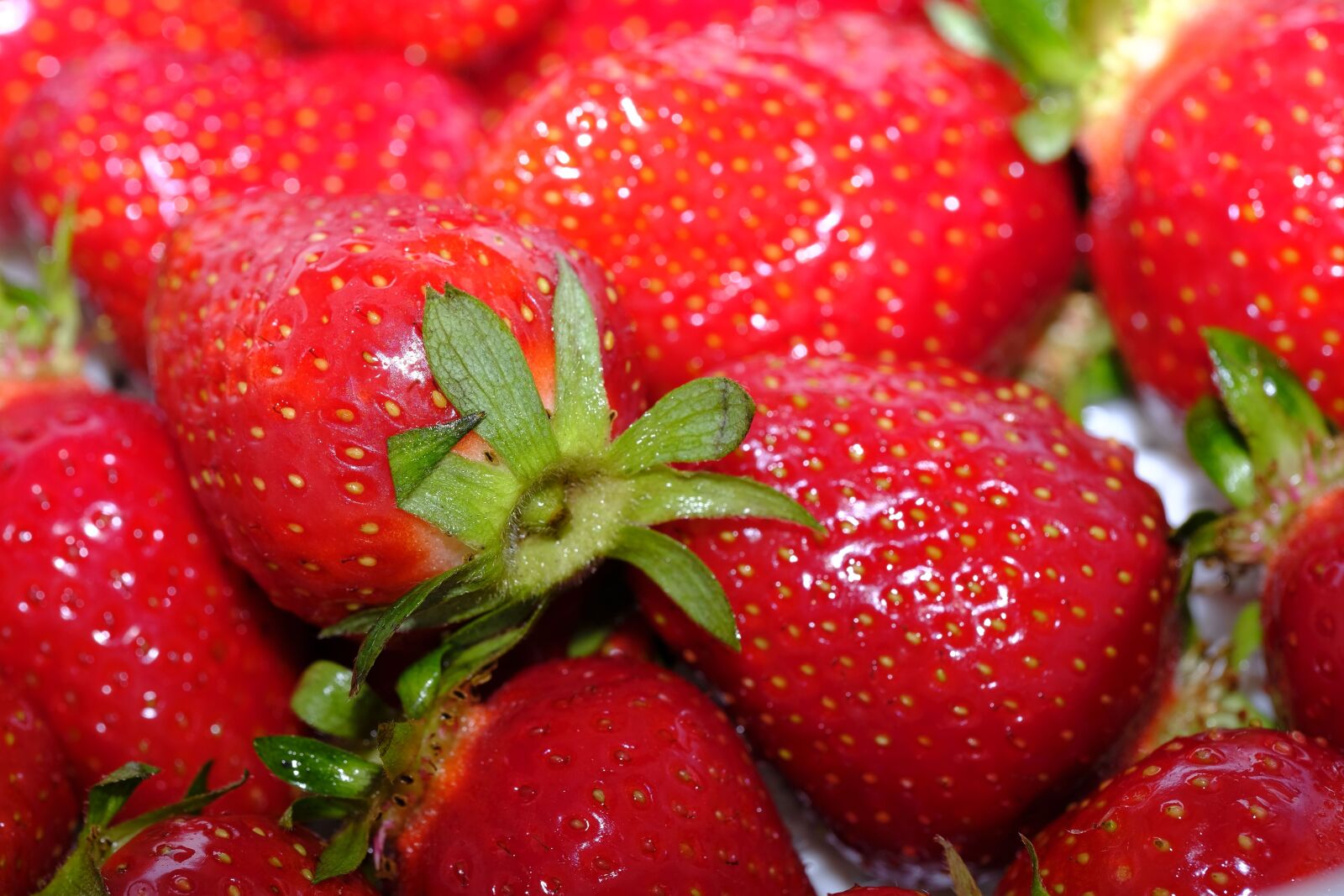 Fujifilm X-T2 + Fujifilm XF 80mm F2.8 R LM OIS WR Macro sample photo. Strawberries, berries, fruit photography