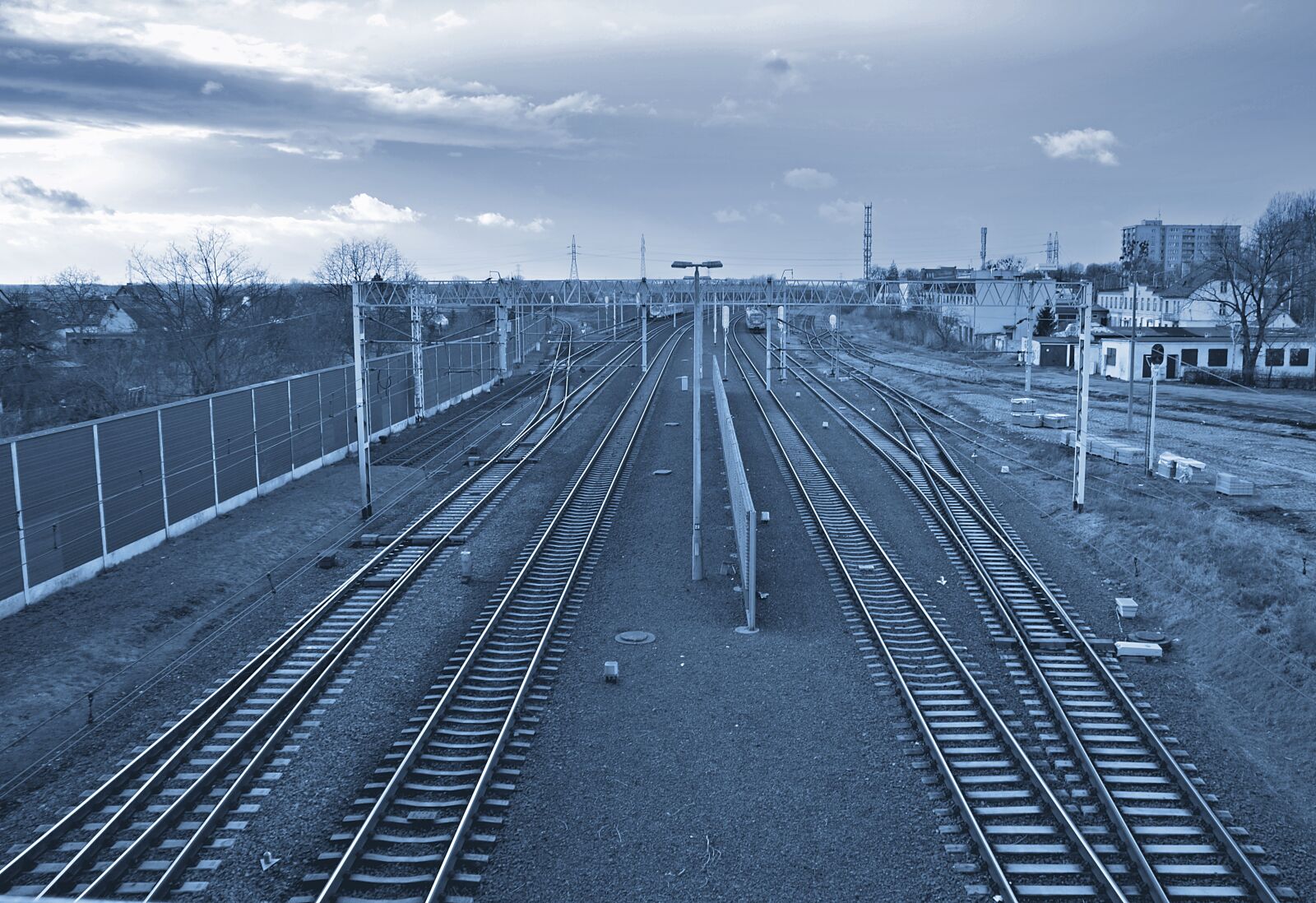 Pentax K-S2 sample photo. Railway line, railroad, transport photography