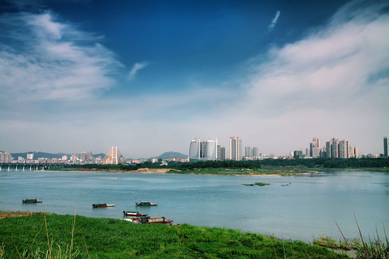 Canon EOS 50D sample photo. Jiang, river, nanchong photography