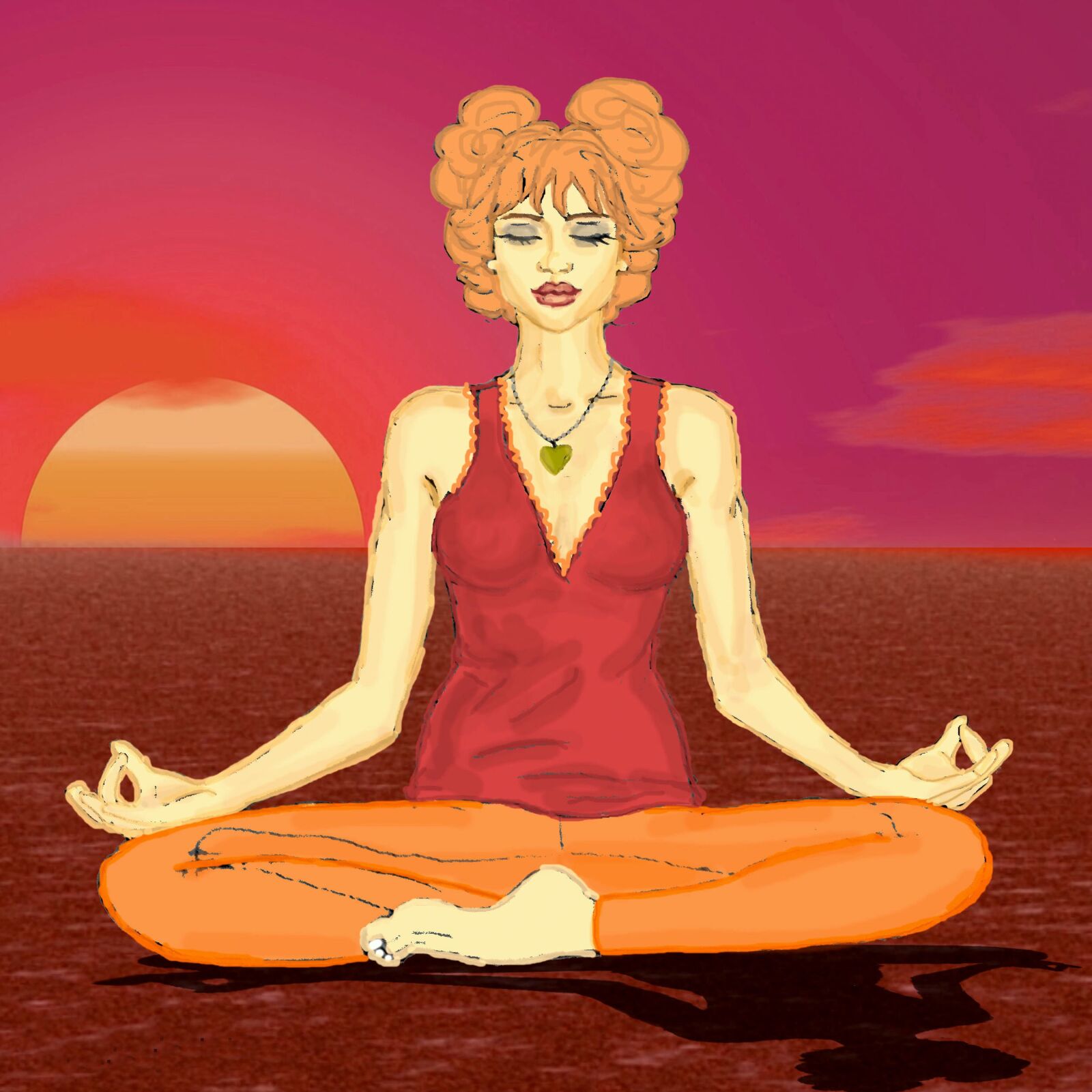 Canon PowerShot SX50 HS sample photo. Yoga, meditation, girl photography
