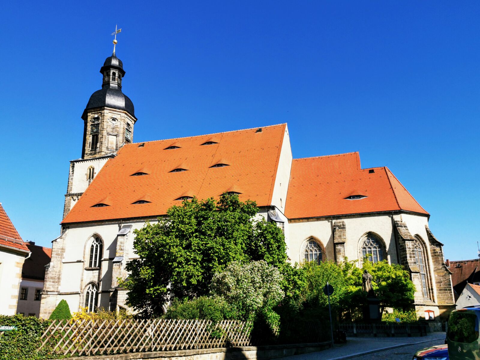 HUAWEI P30 Pro sample photo. Dippoldiswalde, city church, st photography