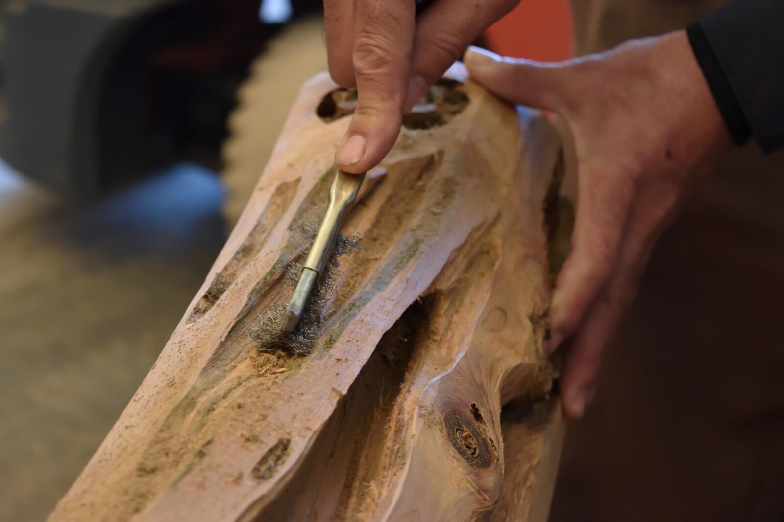 Nikon D3500 sample photo. Craftsman, woodwork, equipment photography