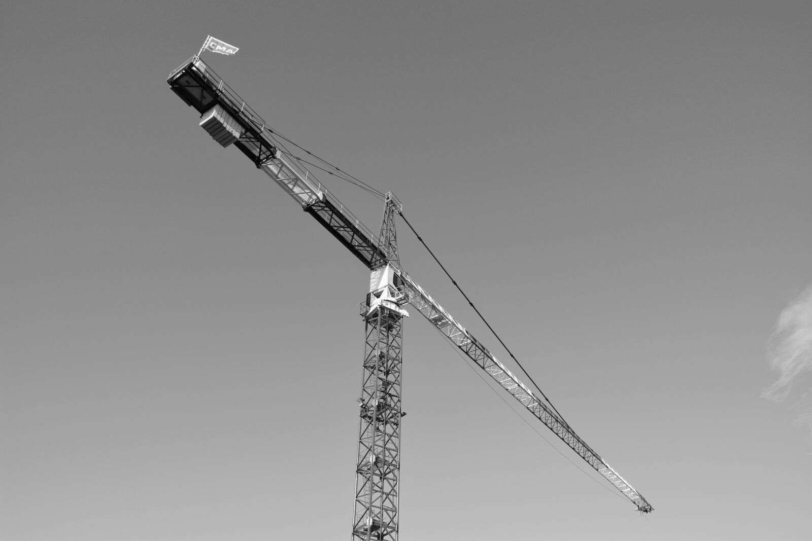 Nikon D5200 sample photo. Crane, site, photo black photography