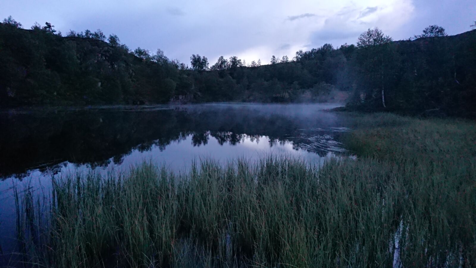 Sony Xperia XZ1 Compact sample photo. Water, mist, lake photography