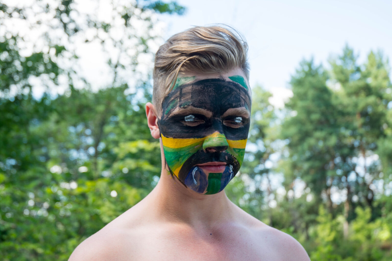 Nikon D7100 sample photo. Camp, dip, forest, pine photography