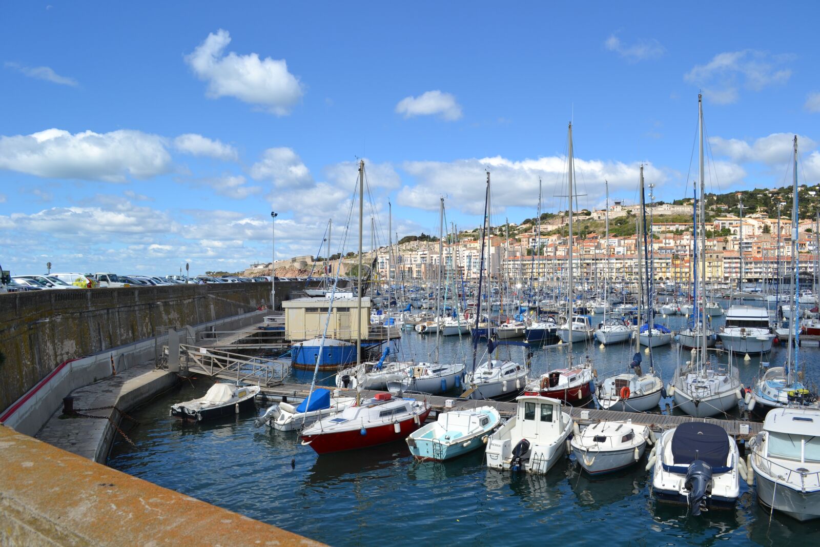 Nikon D3100 sample photo. Sète, port, boats photography