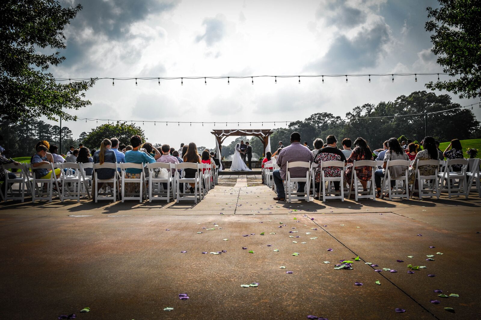Nikon D3200 sample photo. Wedding, ceremony, outdoors photography