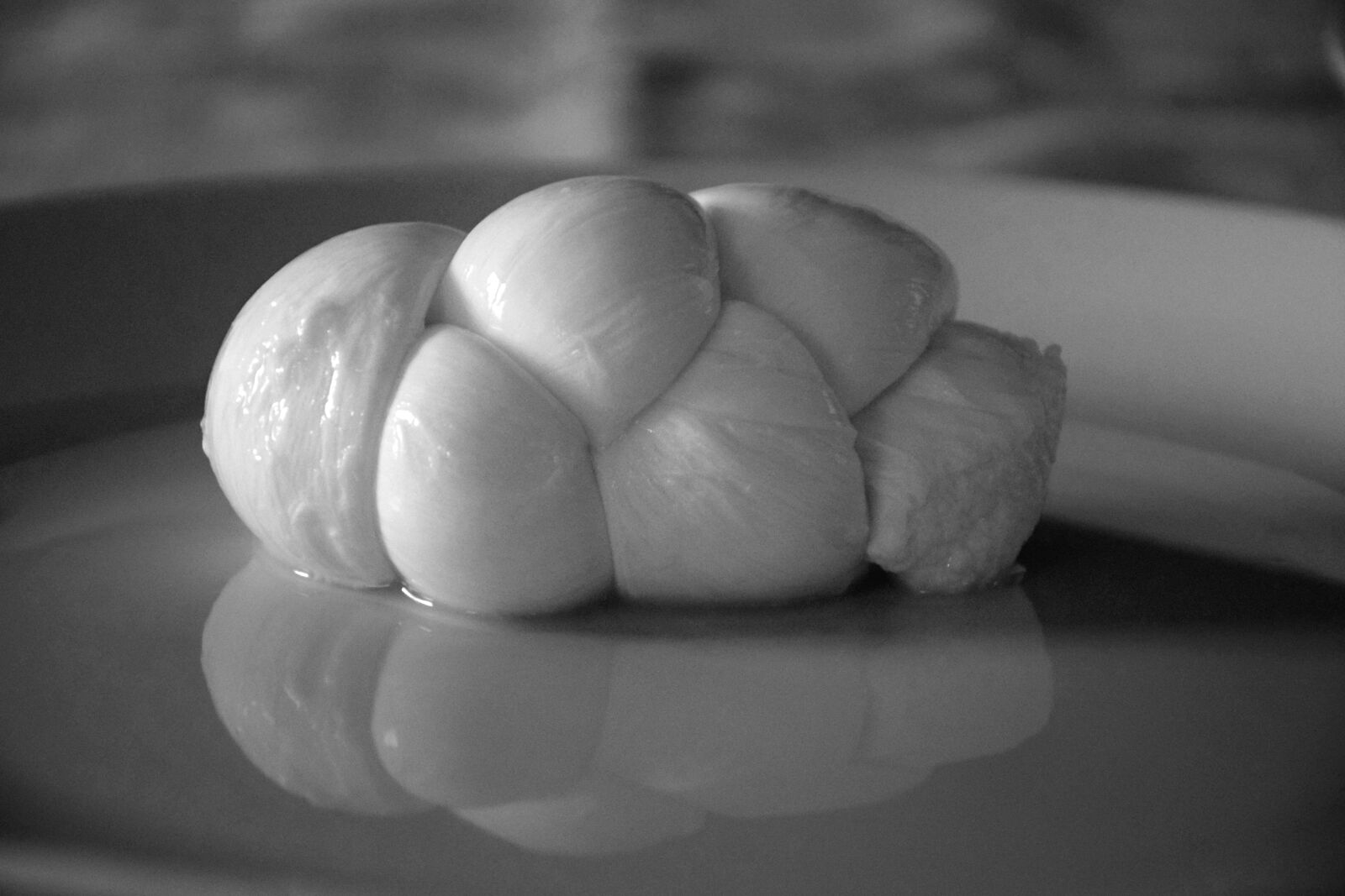 Nikon D3300 sample photo. Mozzarella, braid, cheese photography