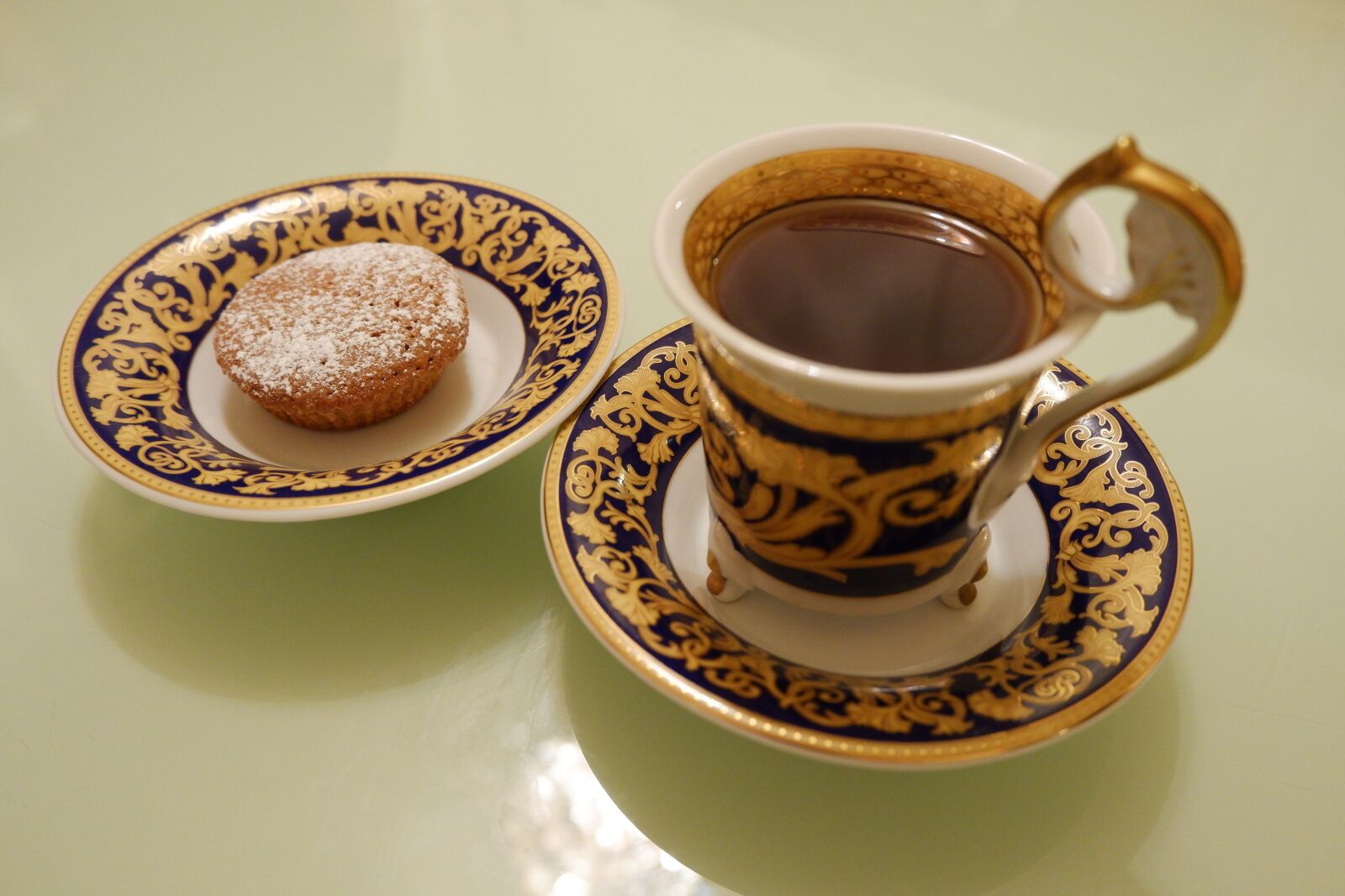 Fujifilm XC 15-45mm F3.5-5.6 OIS PZ sample photo. Tea, saucer, cup photography