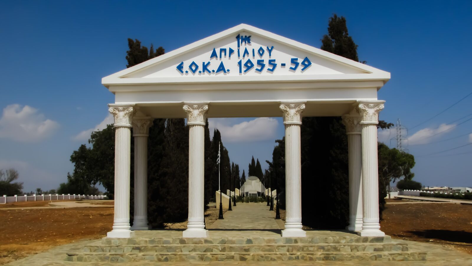Canon PowerShot SX400 IS sample photo. Cyprus, avgorou, monument photography