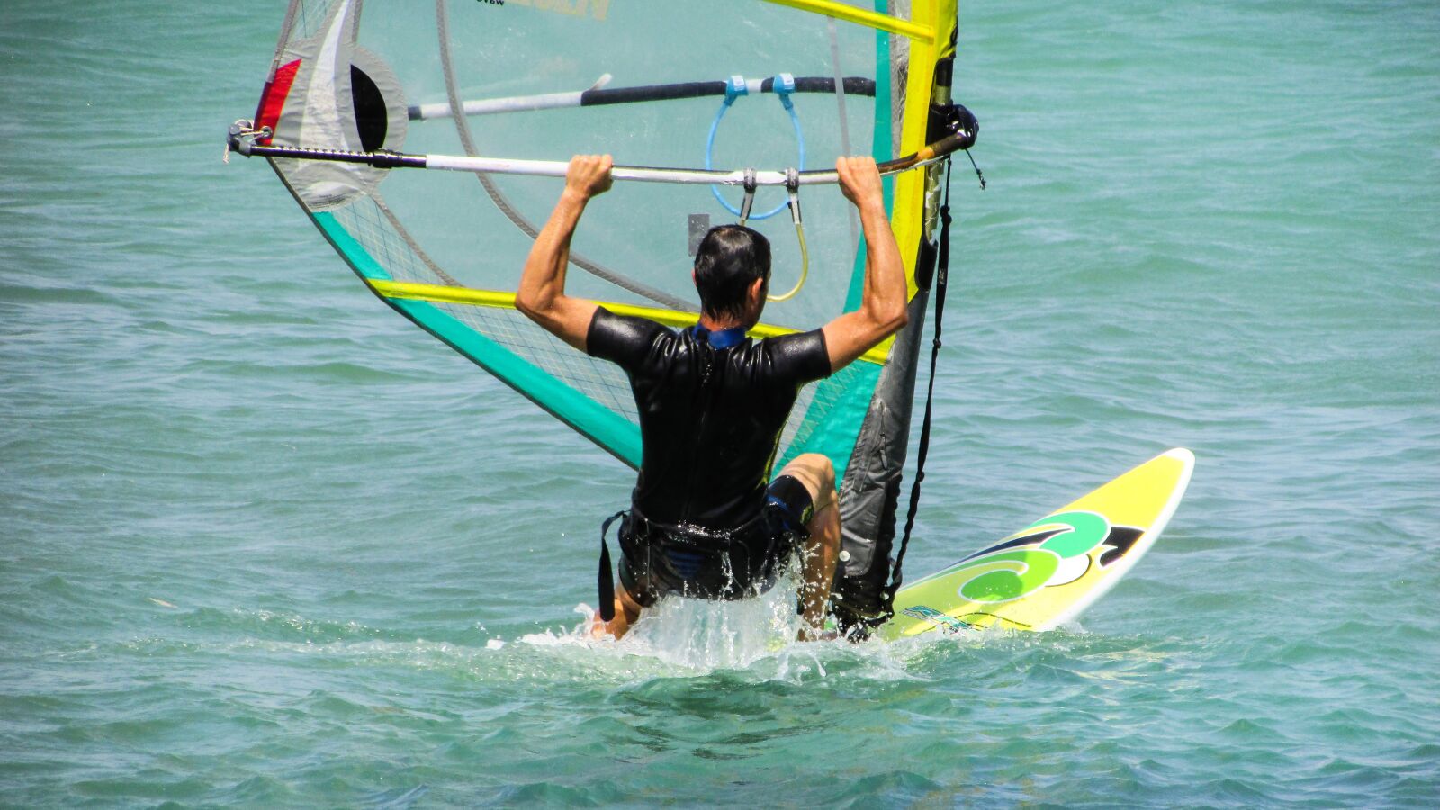 Canon PowerShot SX400 IS sample photo. Windsurfing, sport, sea photography