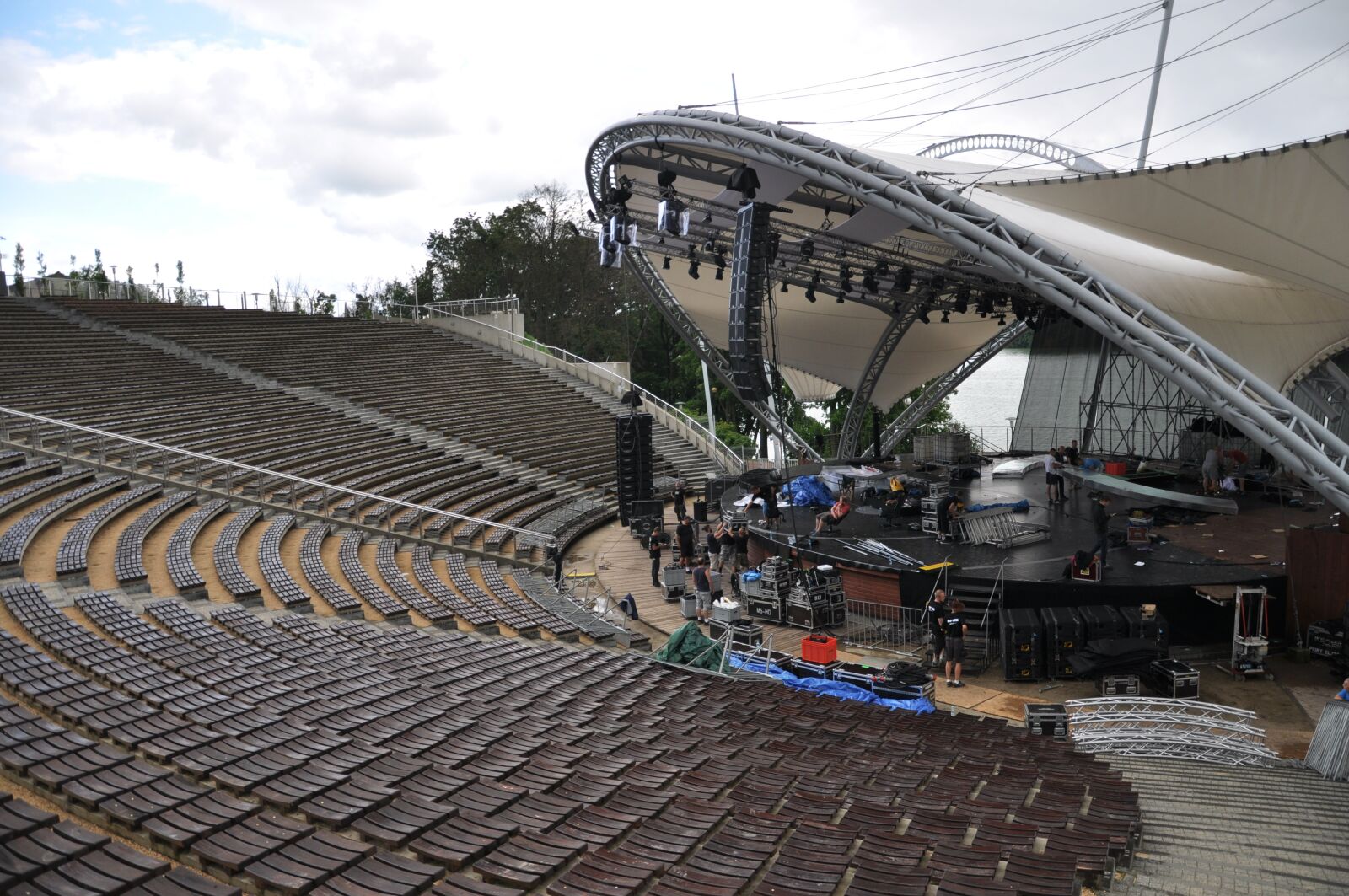 Nikon D90 sample photo. The amphitheater, the festival photography