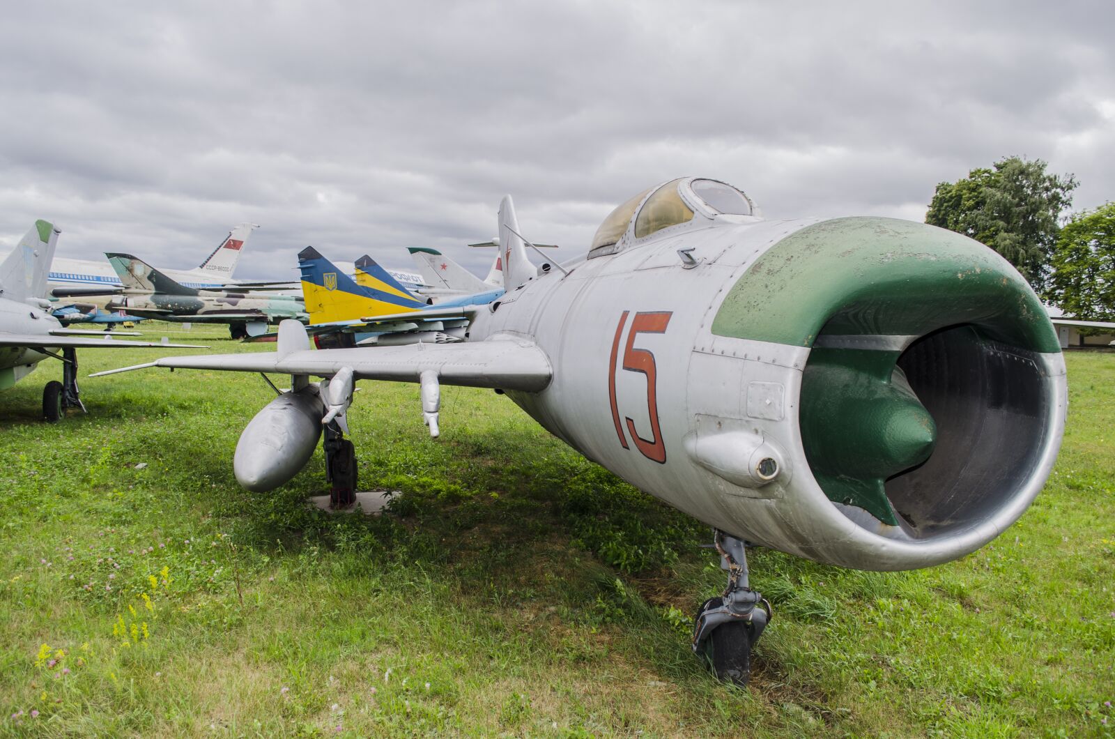 Nikon D5100 sample photo. The mig-19, exhibit, museum photography