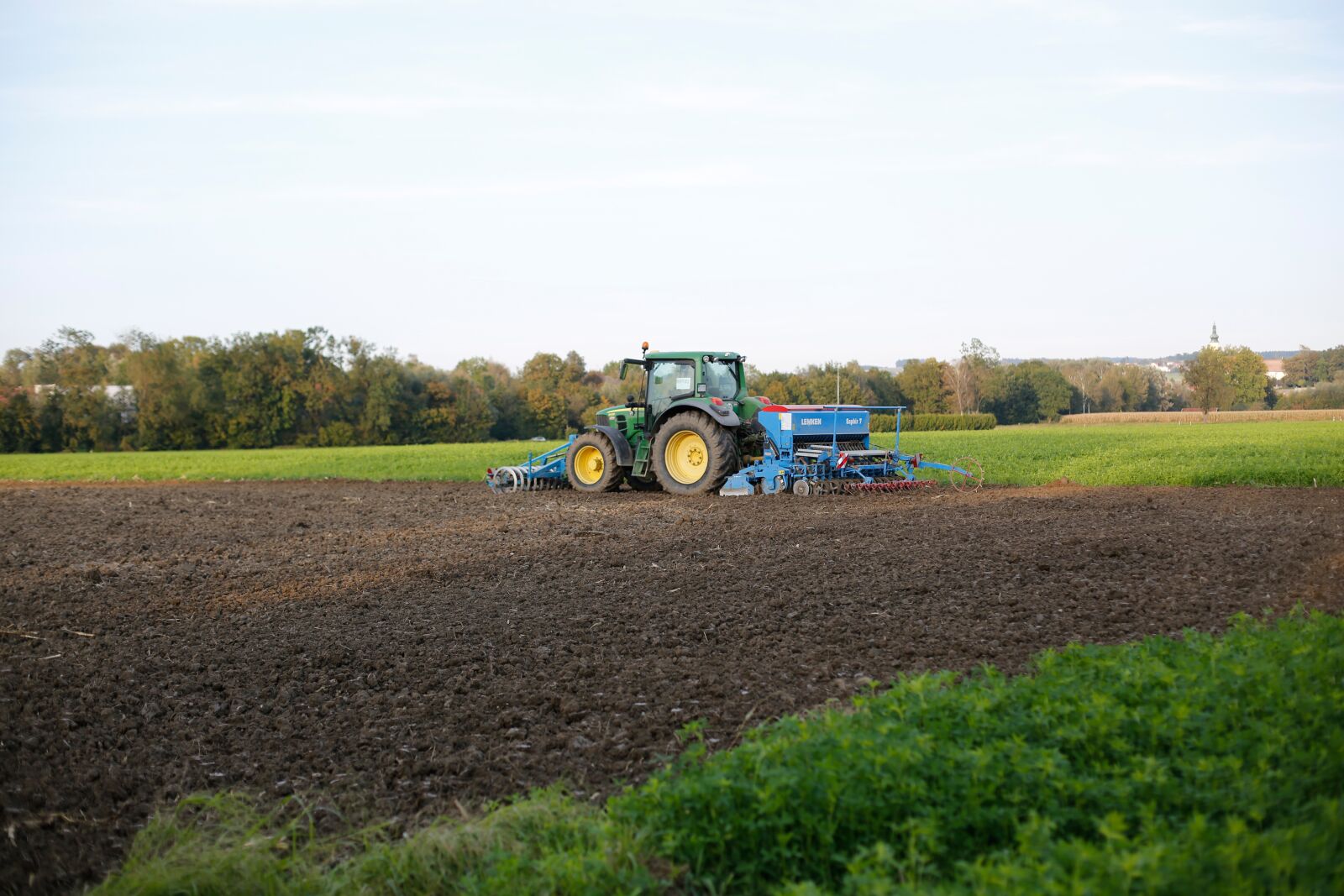 Canon EF 50mm F1.4 USM sample photo. Agriculture, tractor, rural photography