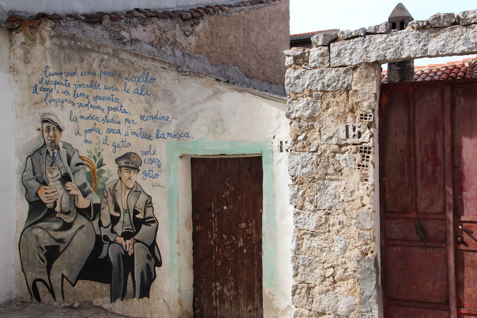 Canon EOS 600D (Rebel EOS T3i / EOS Kiss X5) sample photo. Sardinia, orgosolo, murals photography