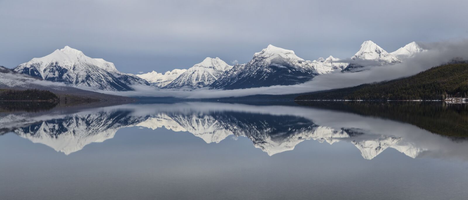 Canon EF 24-105mm F4L IS USM sample photo. Lake mcdonald, landscape, reflection photography
