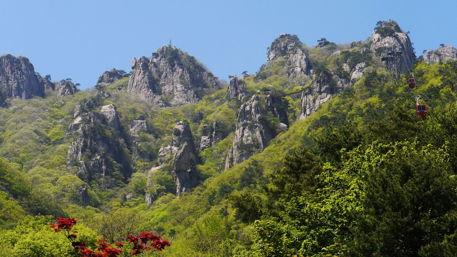 Panasonic Lumix DMC-GH3 sample photo. Daedunsan, daedunsan cable car photography